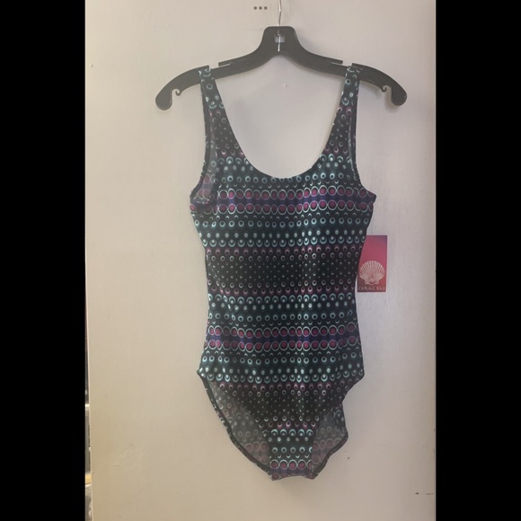 🌟Tank Style One Piece Swimsuit - Picture 1 of 3